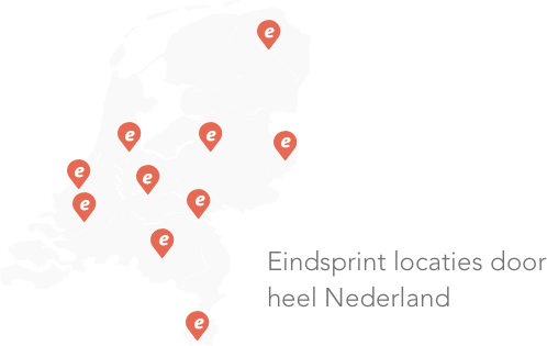 Eindsprint Locaties